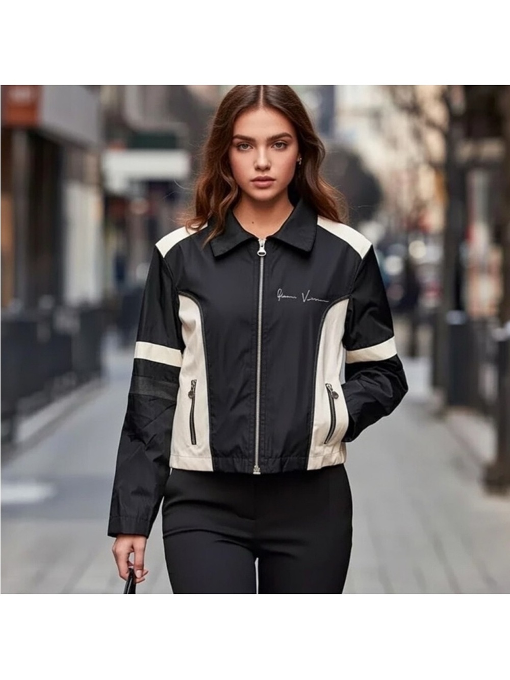 Versace Gianni Panda Jacket M Medium $1290